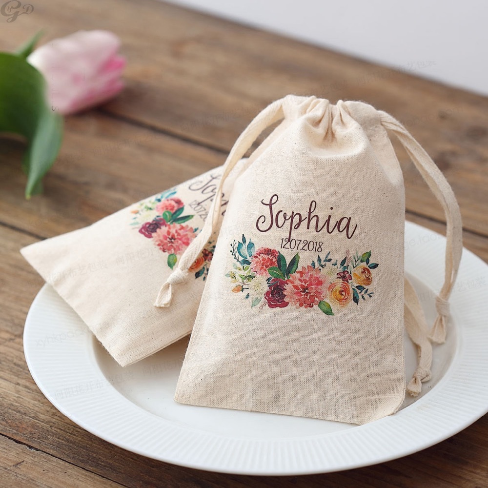 Baby Clothing Event - 100 قطعة شعار اسم مخصص الزفاف