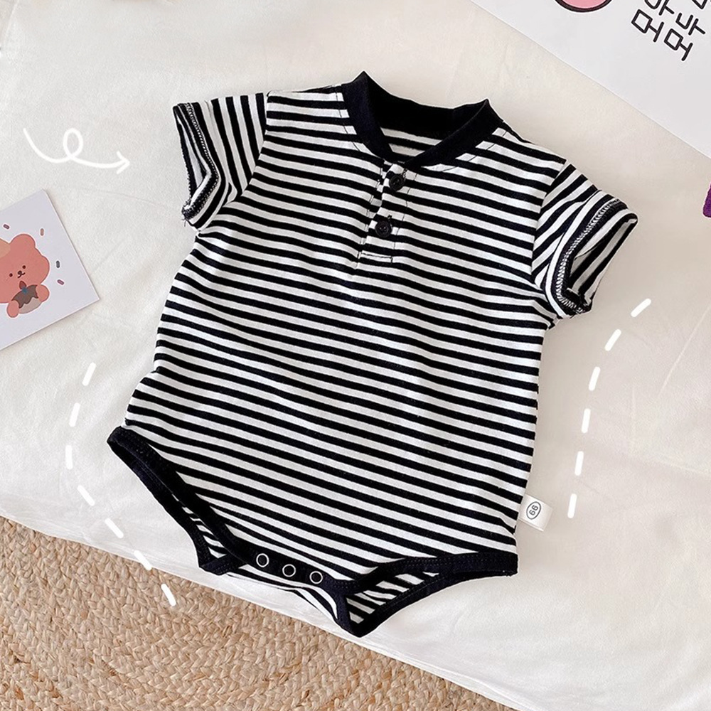 Baby Clothing Korea - بدلة قطعة واحدة مثلثة للأطفال للجنسين