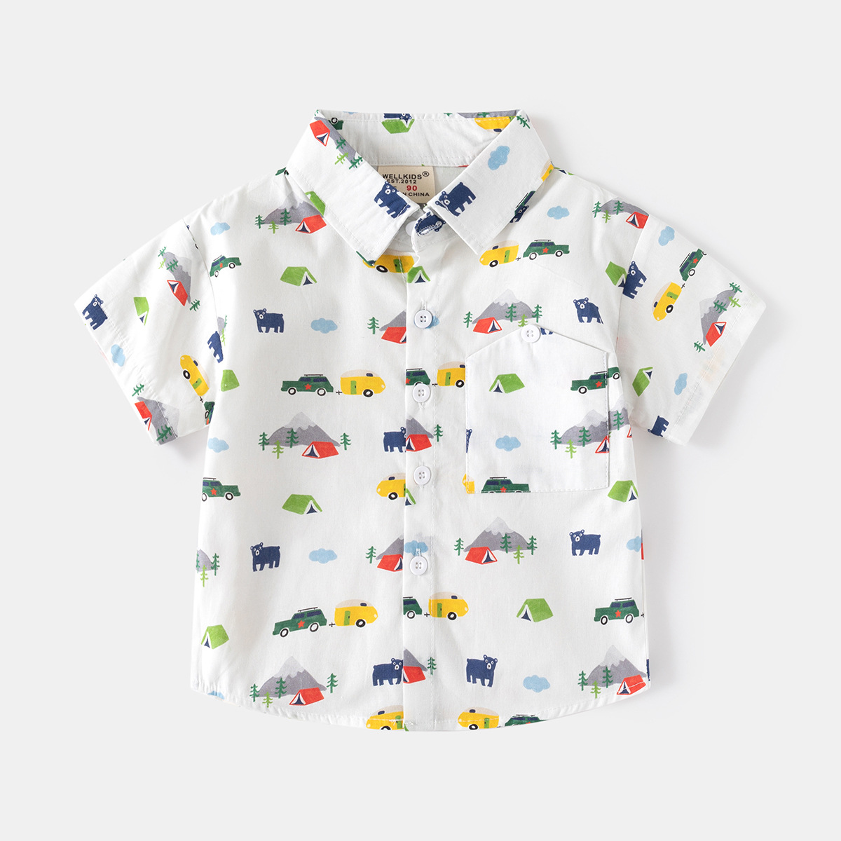 قميص مطبوع للأولاد 2025 ملابس  - مراجعة Baby Clothing Korea وسعره